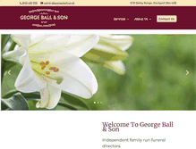 Tablet Screenshot of georgeball.co.uk